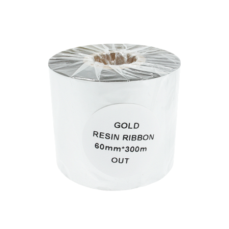 Красящая лента (Риббон) Resin Gold (60mm x 300m, resin, втулка 1