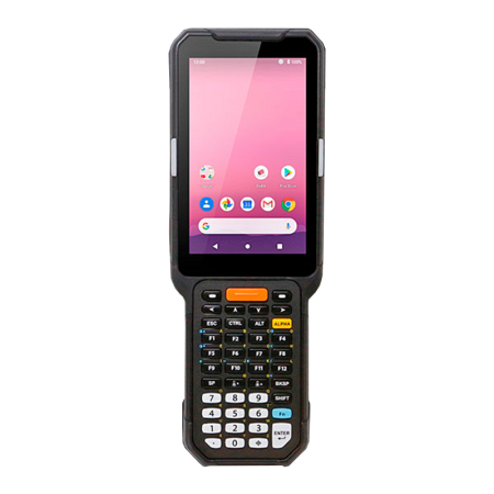 Терминал сбора данных PointMobile PM451, 44 клавиши (Android 11, функциональная-цифровая клавиатура, 2D дальнего действия - EX30, Bluetooth, Wi-Fi, NFC, GMS, без GPS, LTE)
